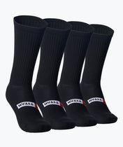 Sport Socks zwart - 4 Stuks